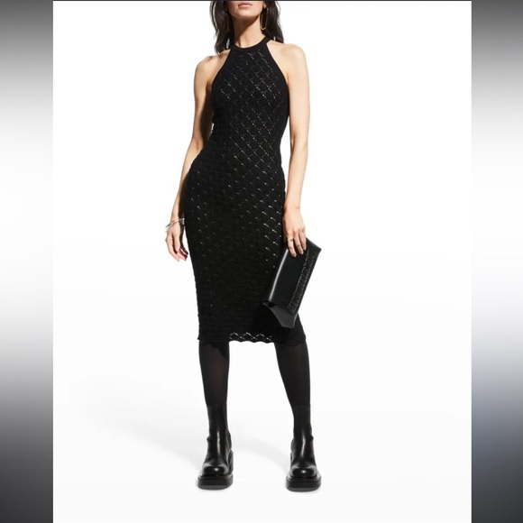 Alice + Olivia Halter Knit dress